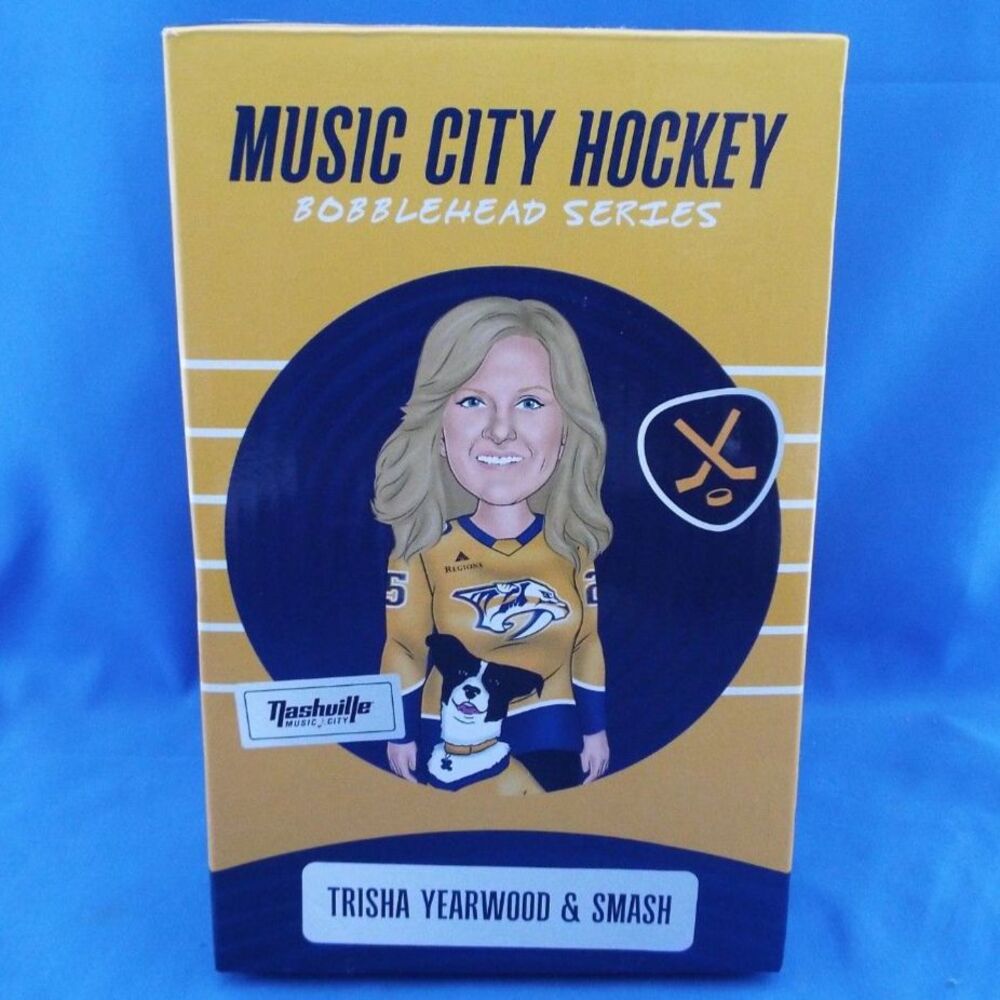 Trisha Yearwood & Smash NHL Nashville Predators Bobblehead Limited Edition